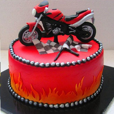 Торт красный мотоцикл купить - томск.сладкоежкин.рф