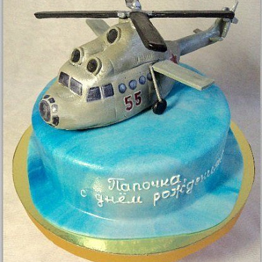 Торт военный вертолёт купить - томск.сладкоежкин.рф